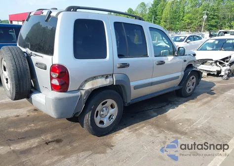 2005 Jeep Liberty Sport из США, поврежденный, VIN 1J4GL48K25W695194